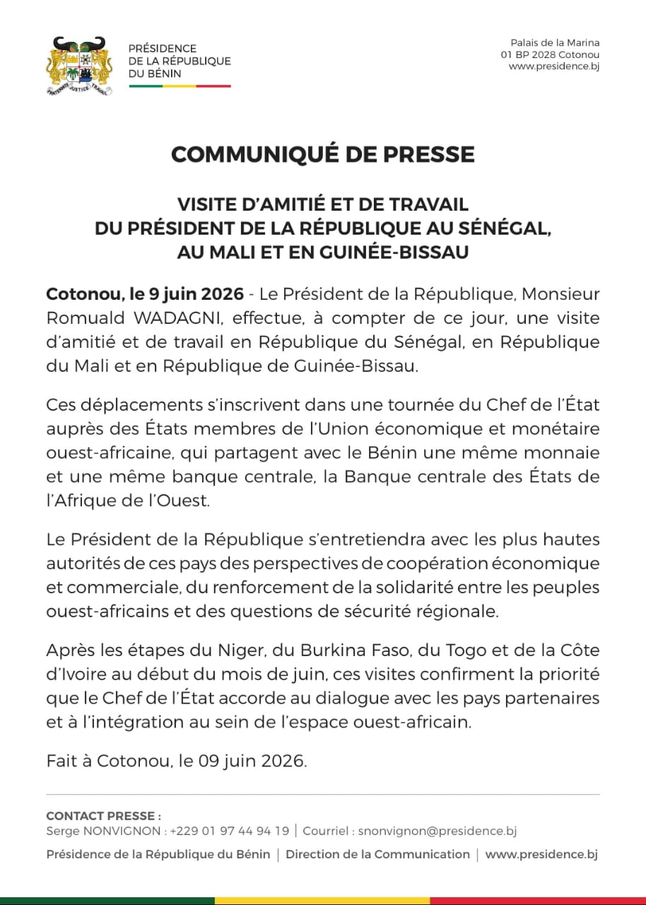 Bénin, UEMOA